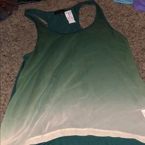 Super cute green tank!
